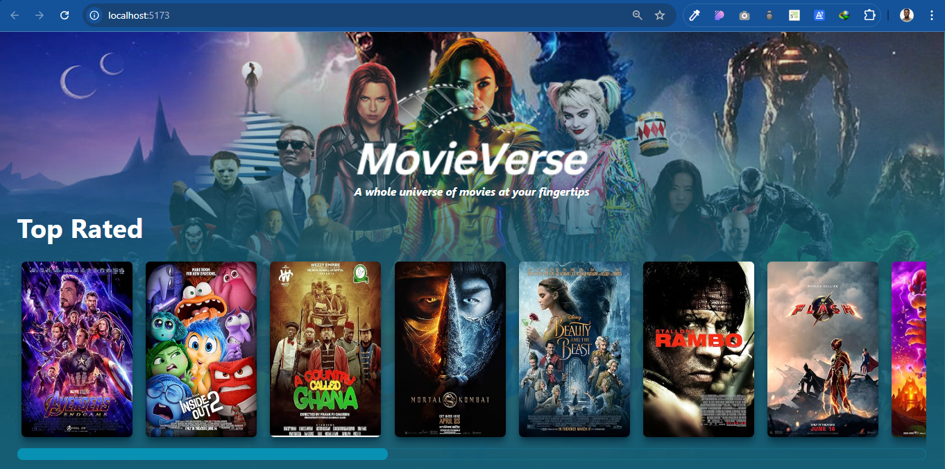 Snapshot NaN of MovieVerse🎞️...