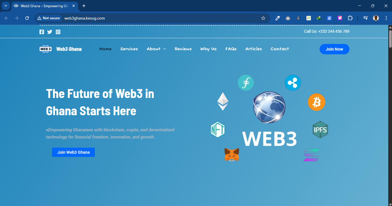 Snapshot NaN of Web3 Ghana📈...